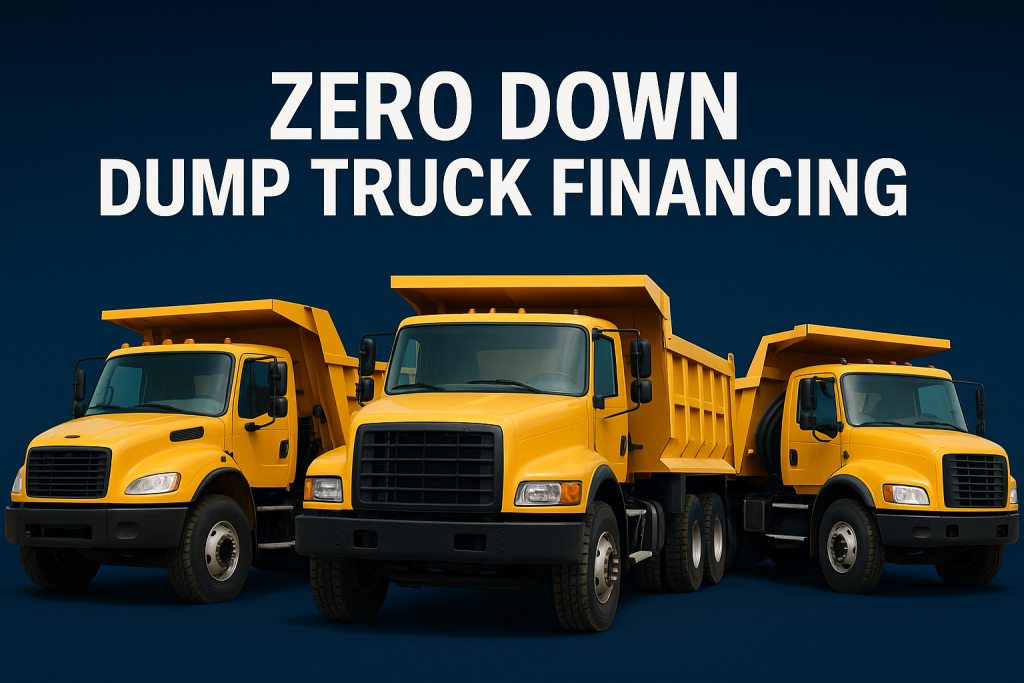 zero down dump truck financing